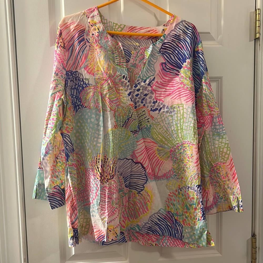 Lilly Pulitzer Summer Tunic Blouse